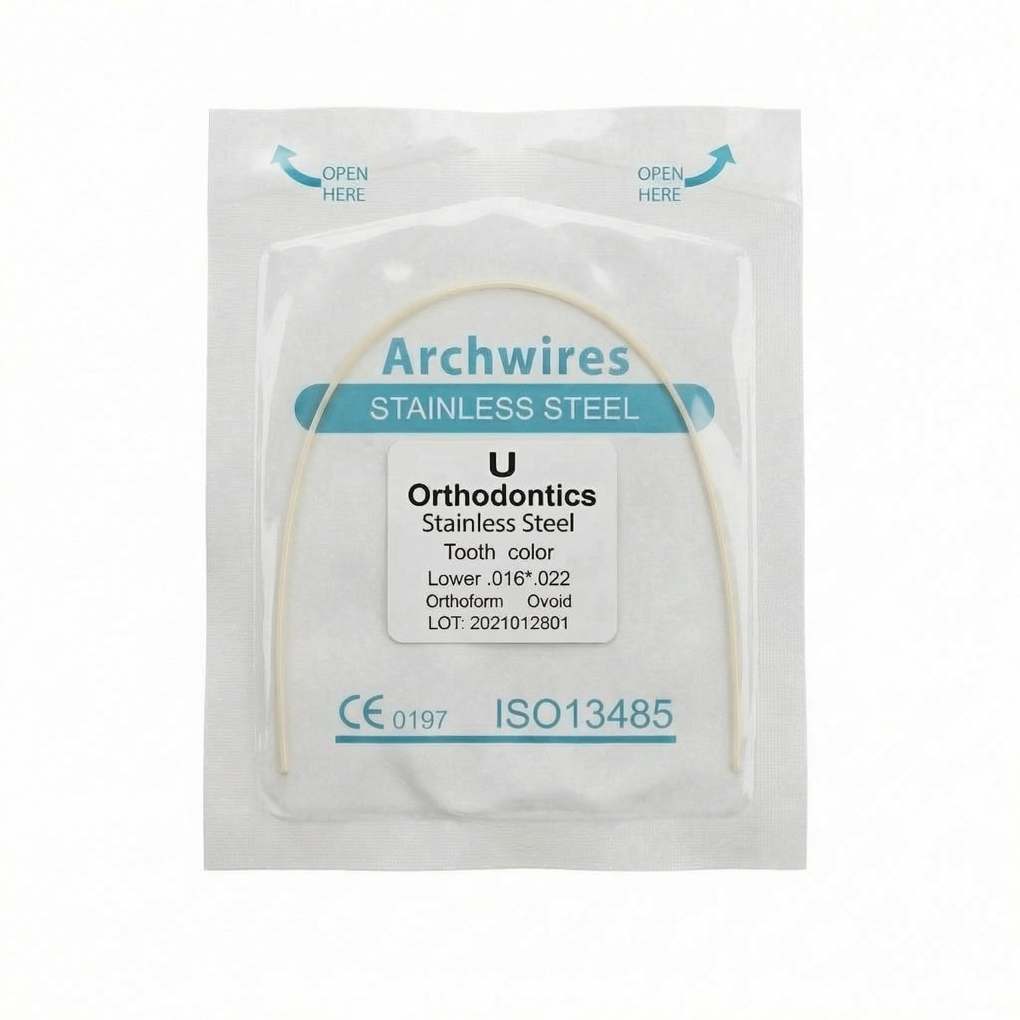 U Ortho SS Tooth Color Wire - Rectangular (Pack of 1)