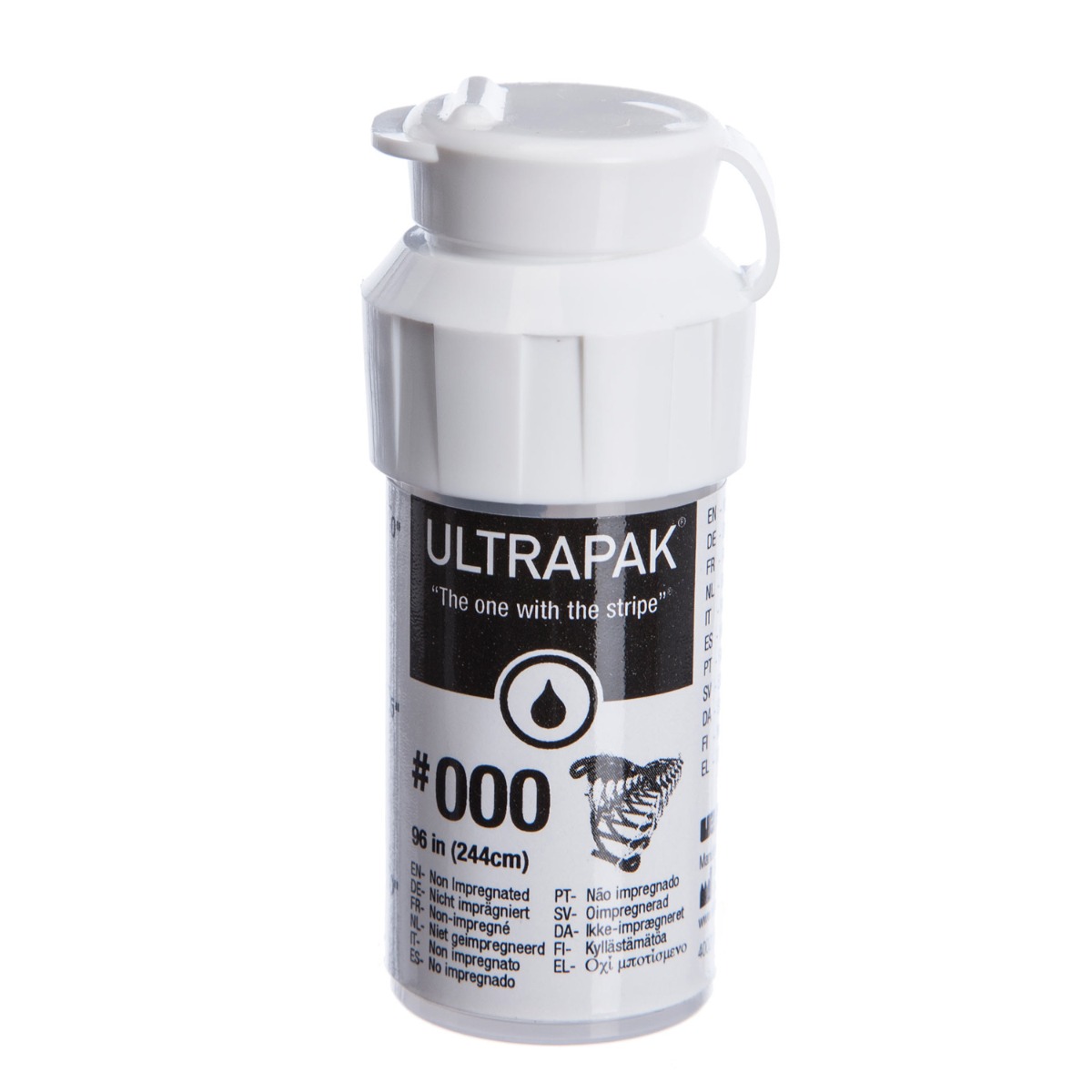 Ultradent Ultrapak Cord #000 (Black and Purple) (137)