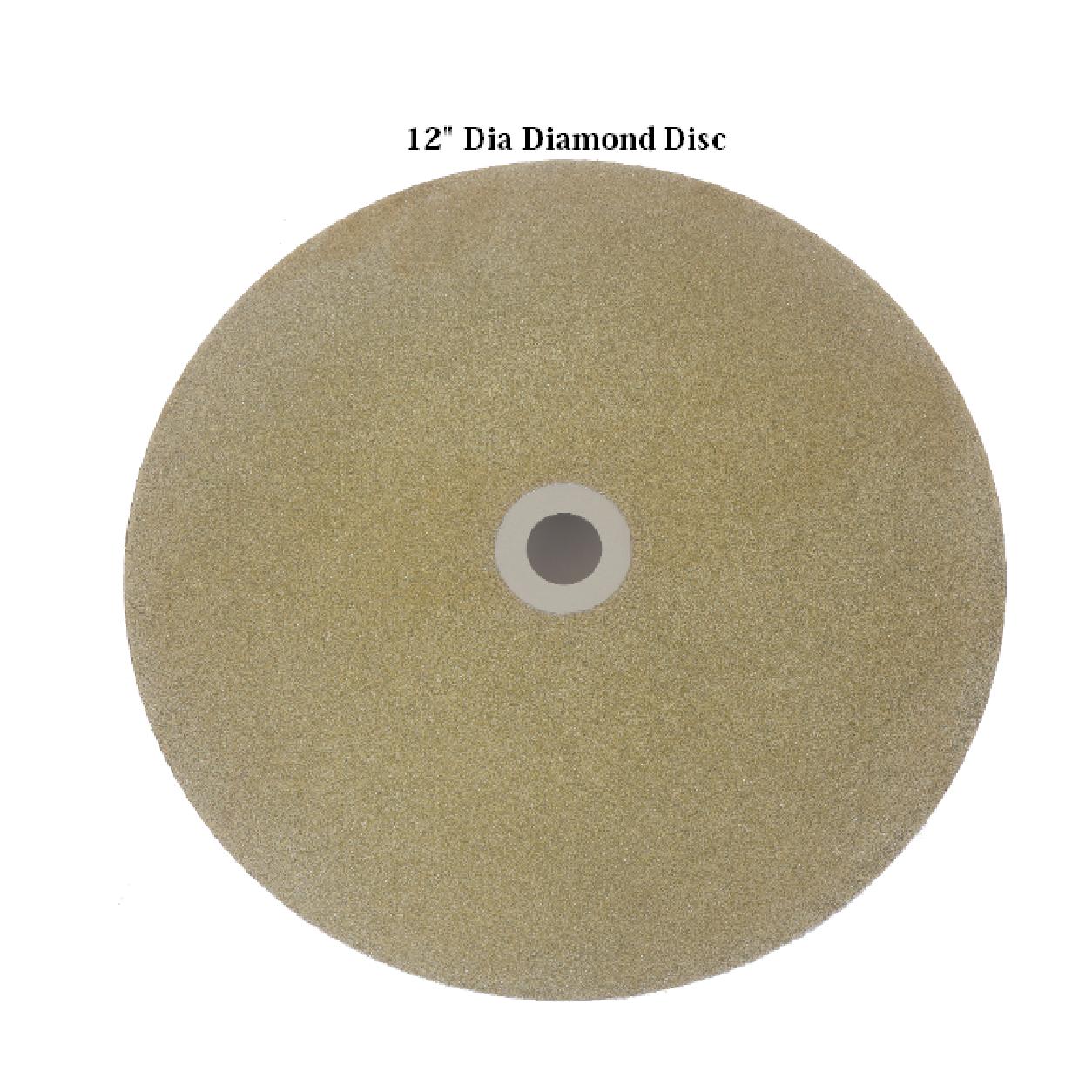 Unident 12" Dia Diamond Disc Rough Or Fine