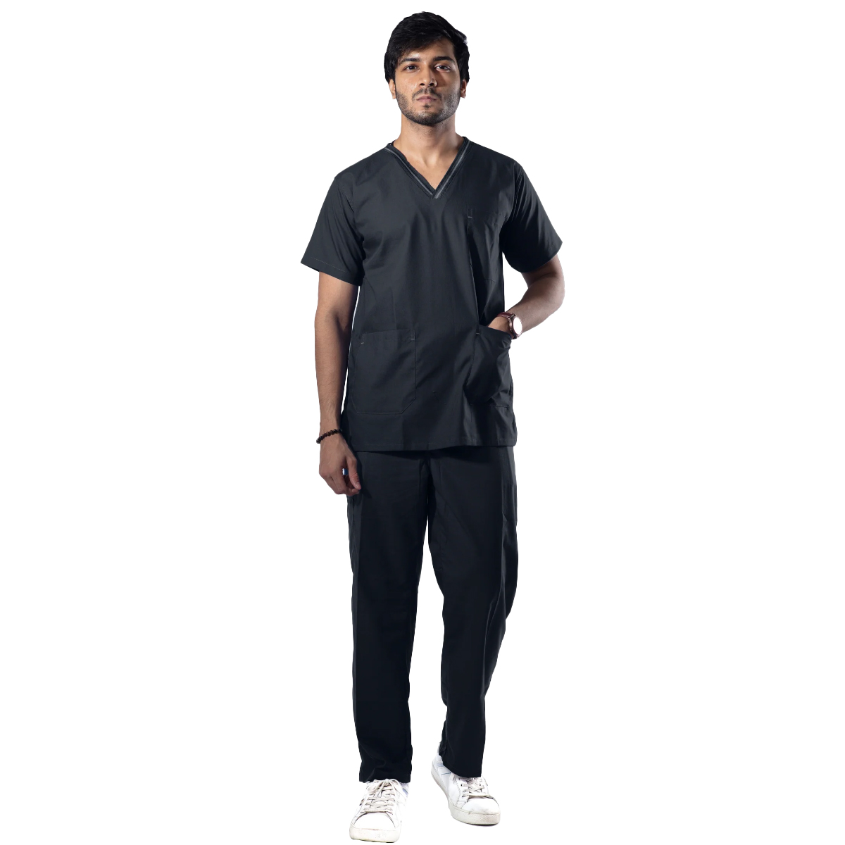 Uniform Craft Designer Scrub Male - DSDVO1 - Black - L