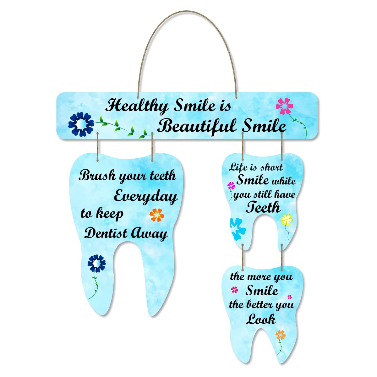 Unique Dents Tooth - Shaped Acrylic Wall Decor (WD001)