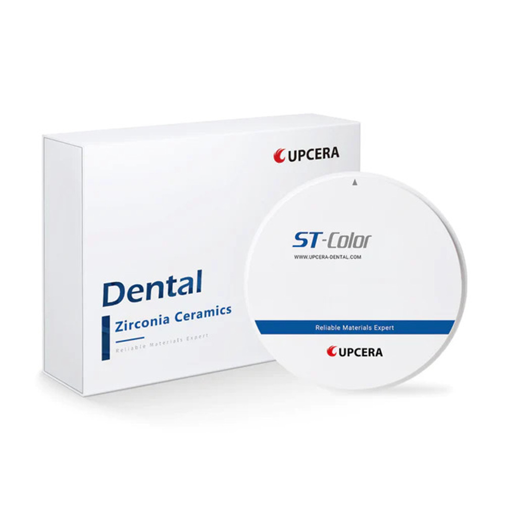 Upcera Dental Zirconia Blanks ST Pre-Shaded/ST Color A1 Shade- D98-14mm