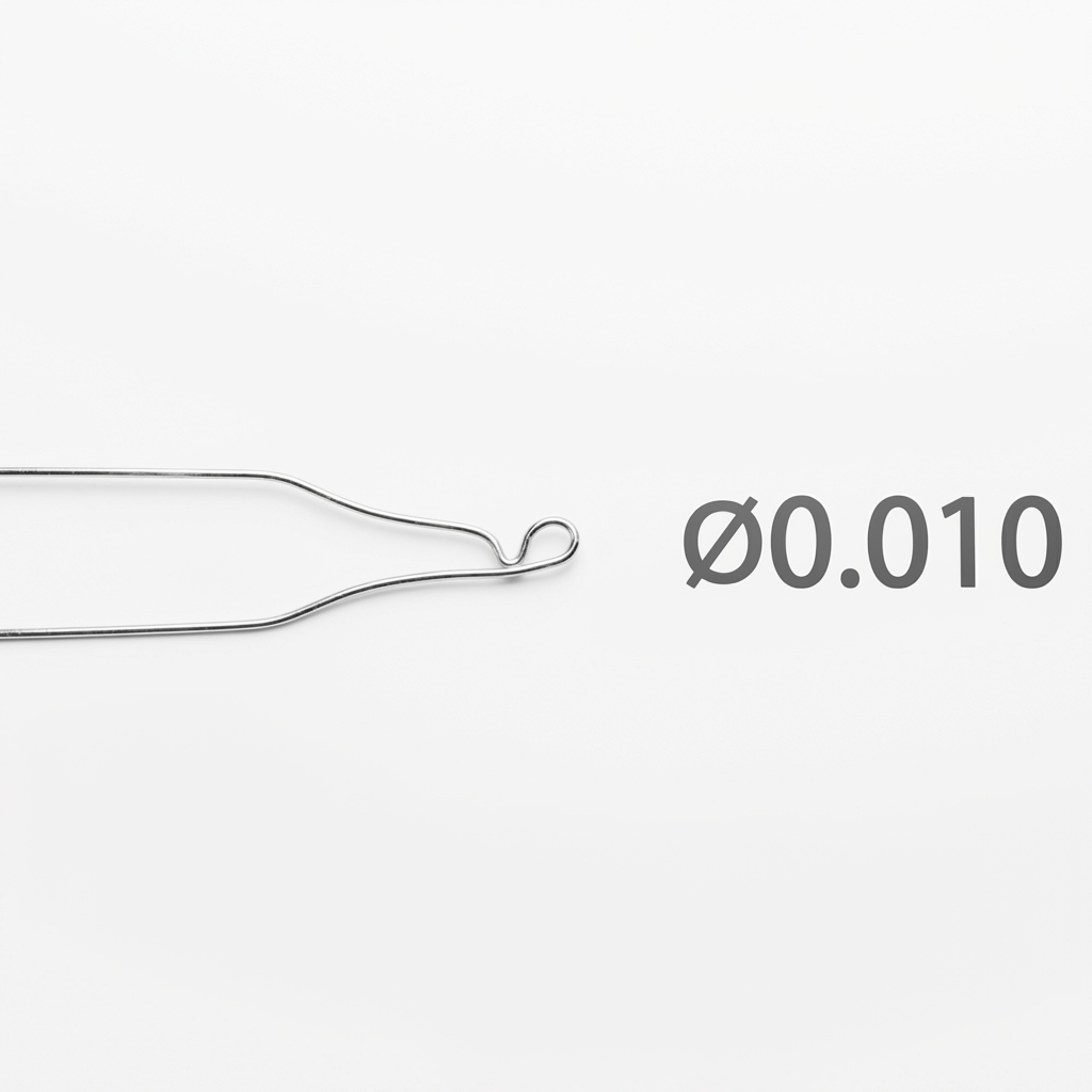 UU Ortho Kobayashi Ligature Wire Short 5.5cm -  ∅0.010" (Pack of 100)