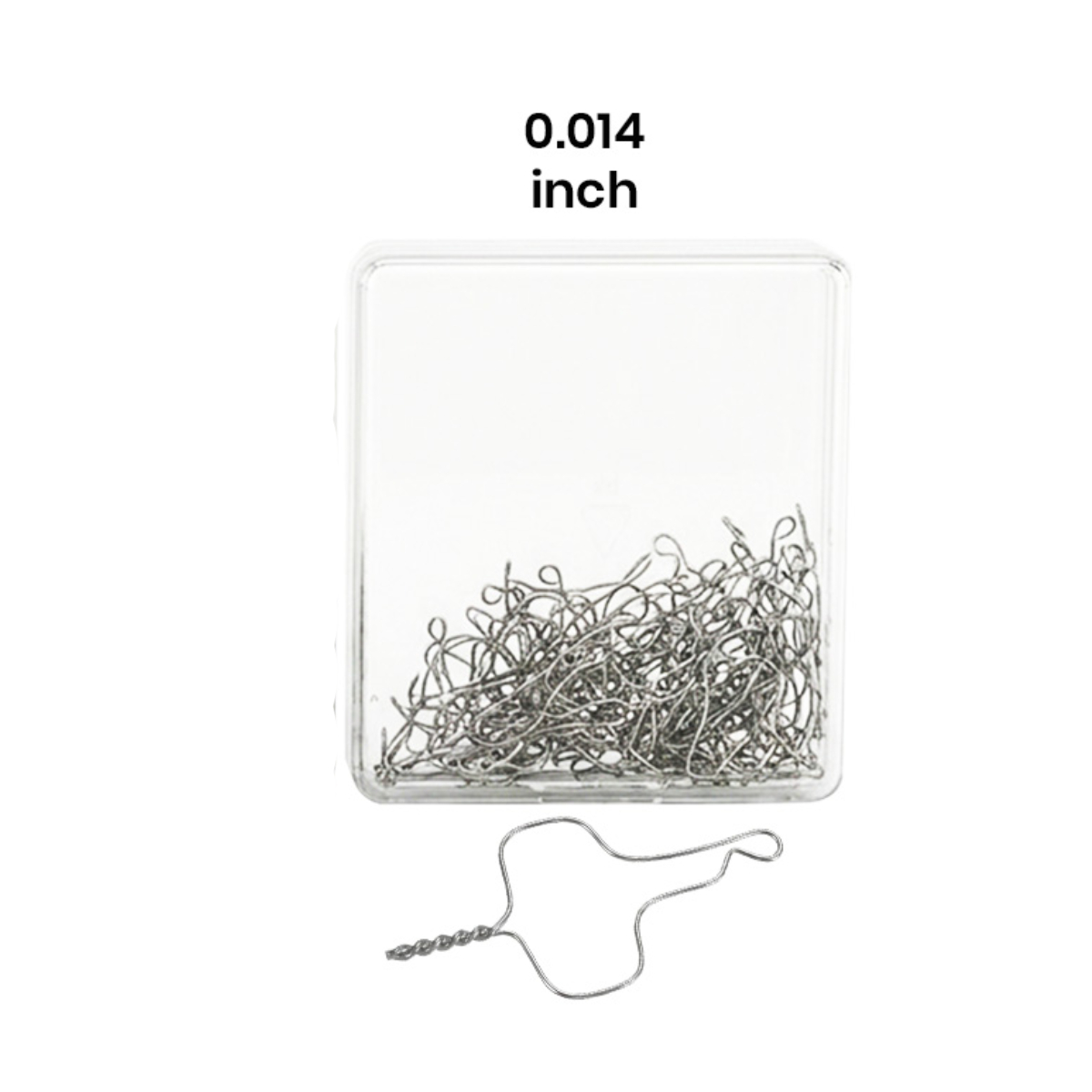 UU Ortho Kobayashi Ligature Wire Twisted Short 2.5cm -  ∅0.014" (Pack of 100)