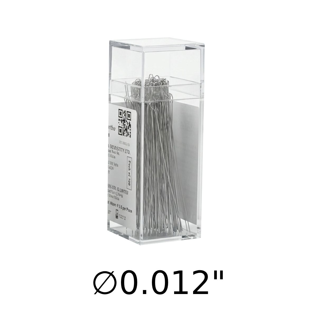 UU Ortho Preformed Ligature Wire Short 5.5cm -  ∅0.012" (Pack of 100)