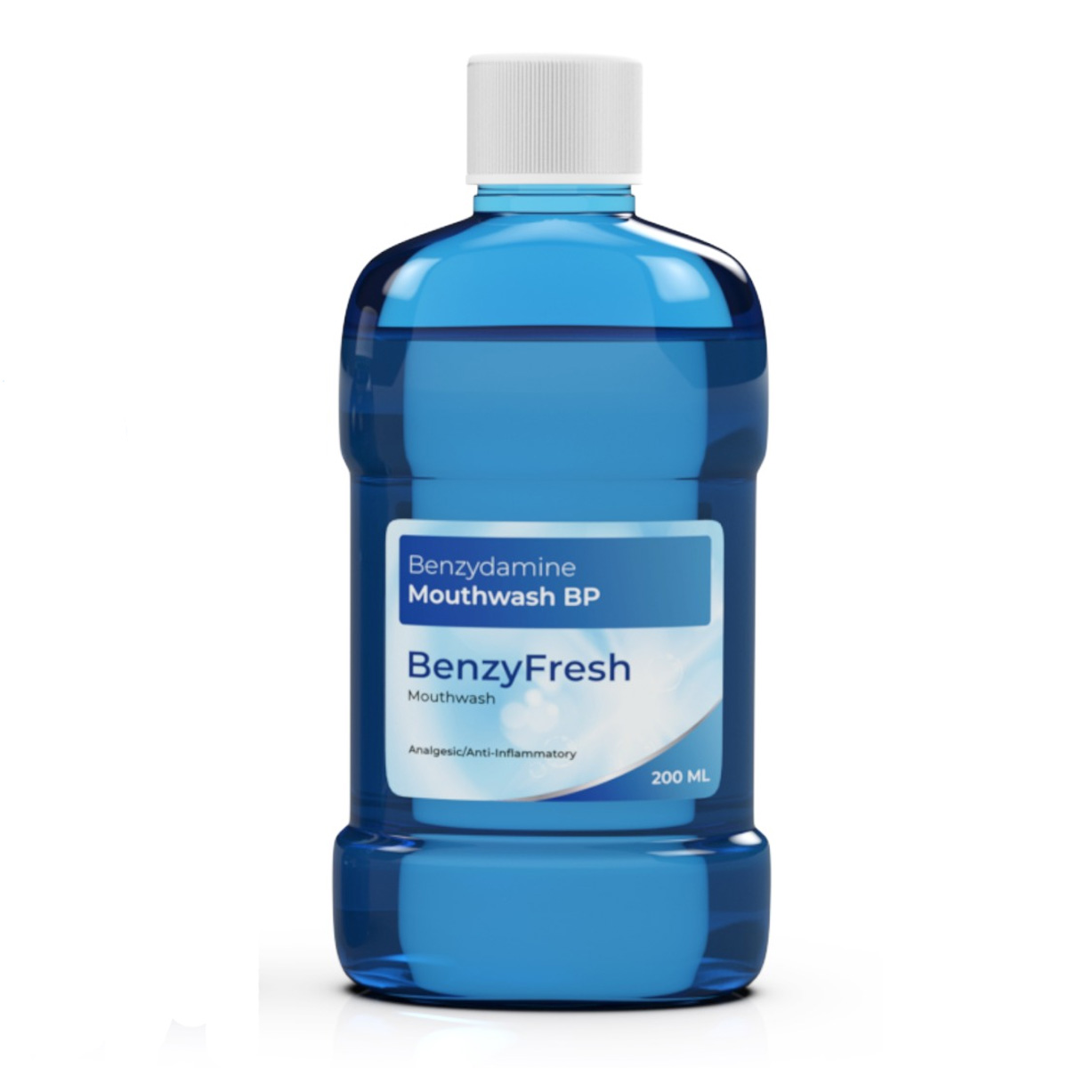 Vasa Benzyfresh Benzydamine Mouthwash 0.15% - 200ml (Pack of 10)
