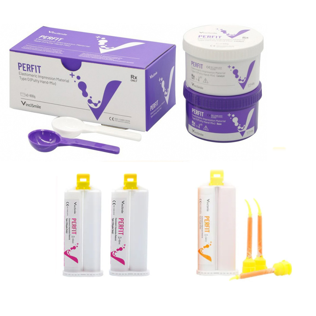 Vincismile Perfit A-Silicone Heavy Body Dispenser Mix Cartridges (Normal Set)