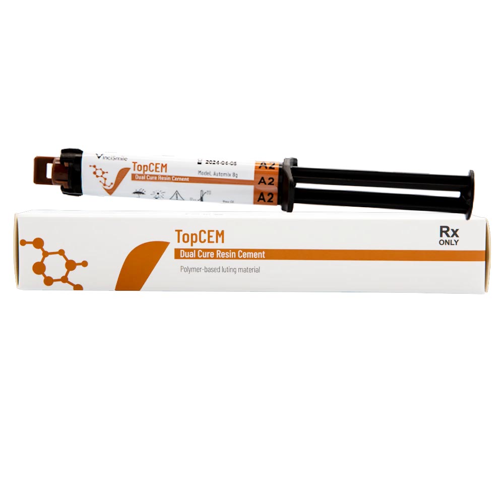 Vincismile TopCEM Dual Cure Resin Cement Shade A2