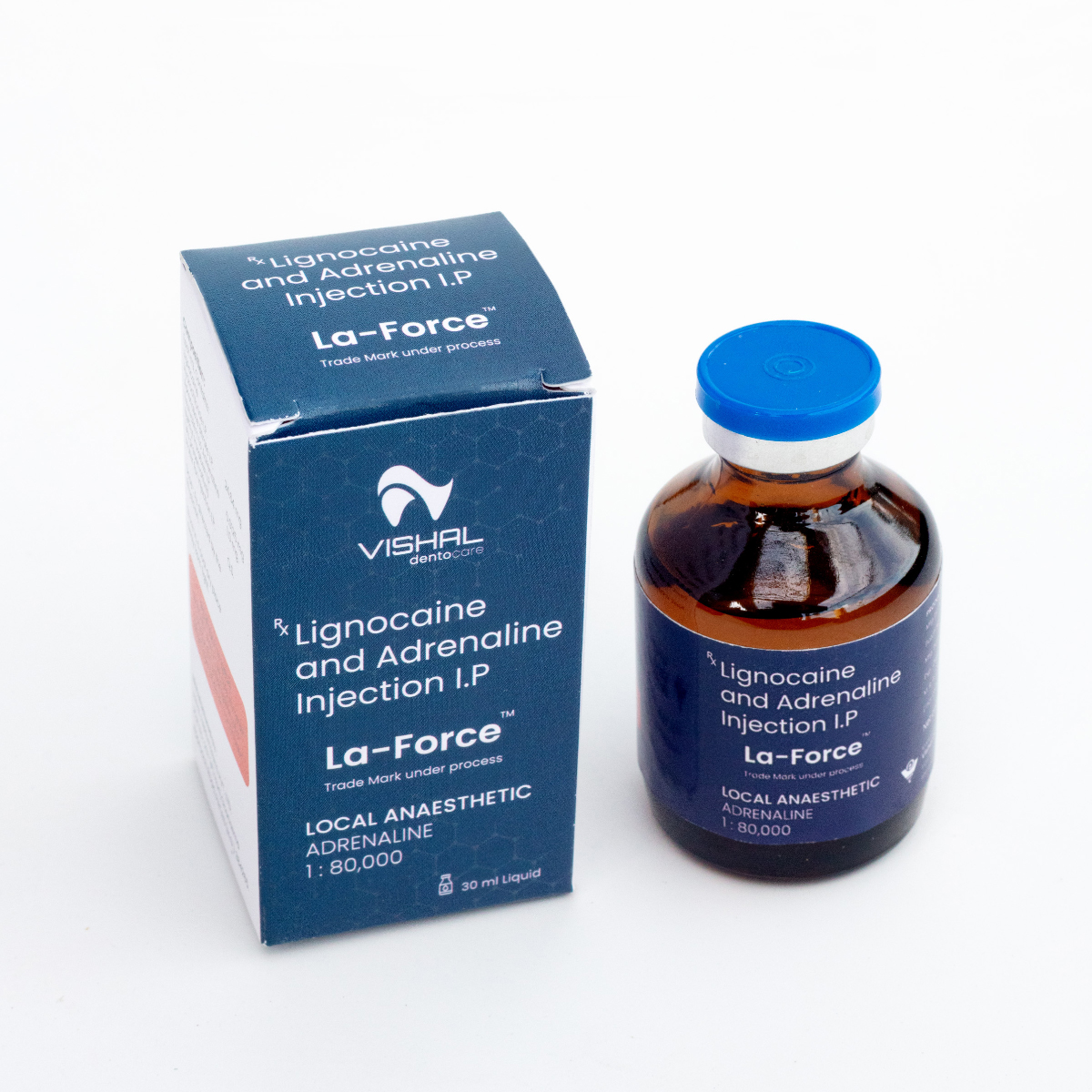 Vishal Dentocare Inj. LA 2% Lignocaine With Adrenaline 1:80,000 (Pack Of 10)