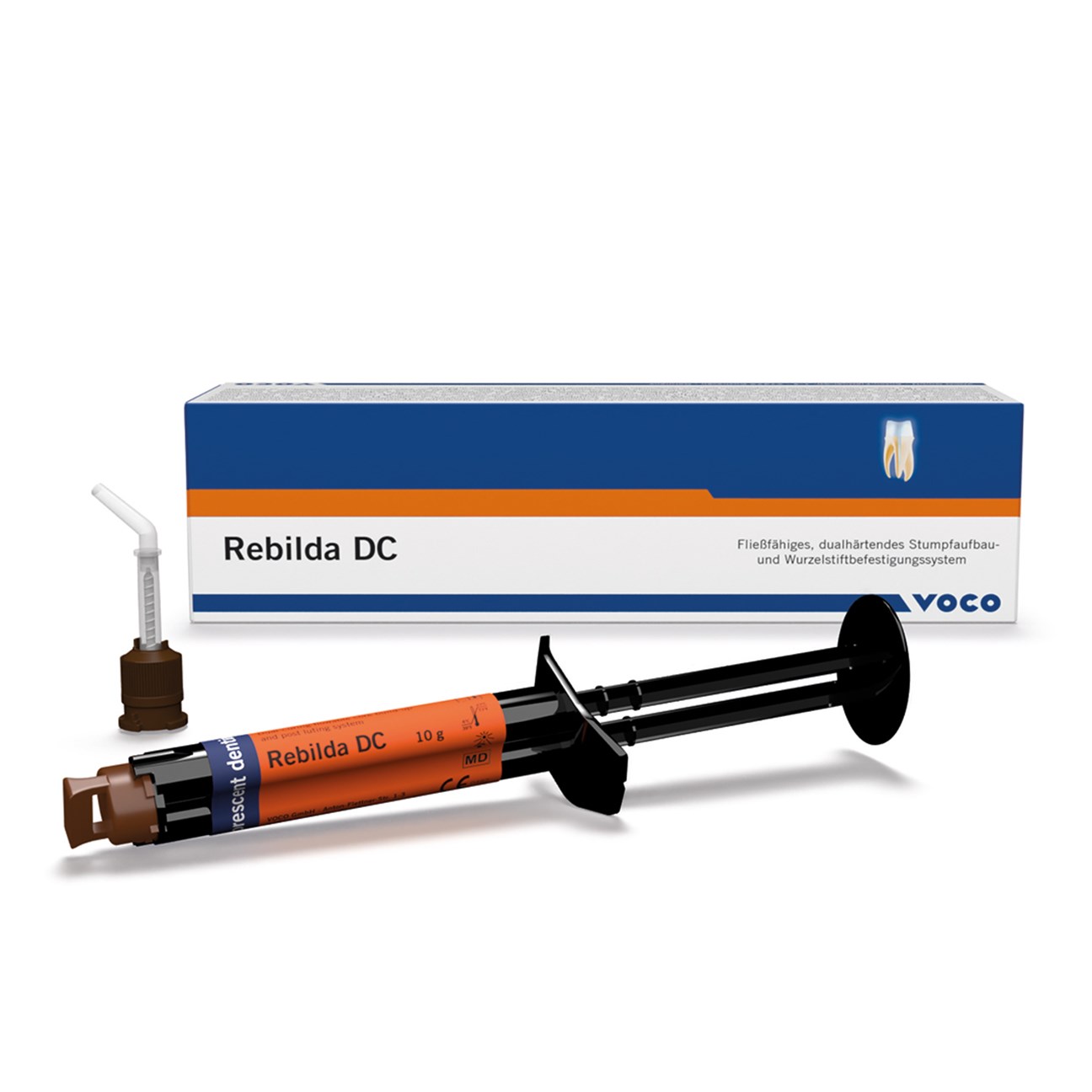 Voco Rebilda DC - QuickMix Syringe Set 10g Dentine (Short Expiry 11-2026)