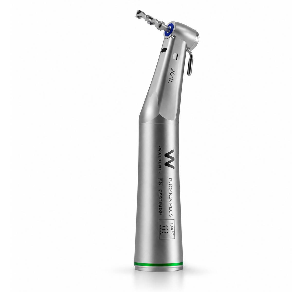Waldent 20:1 LED Implant Surgical Contra-Angle Handpiece – Push Button | Fiber Optic | For Implant Motors