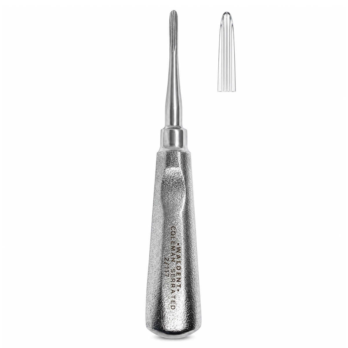 Waldent Coleman Straight Serrated Root Elevator with Shot Blast Handle (2/117)