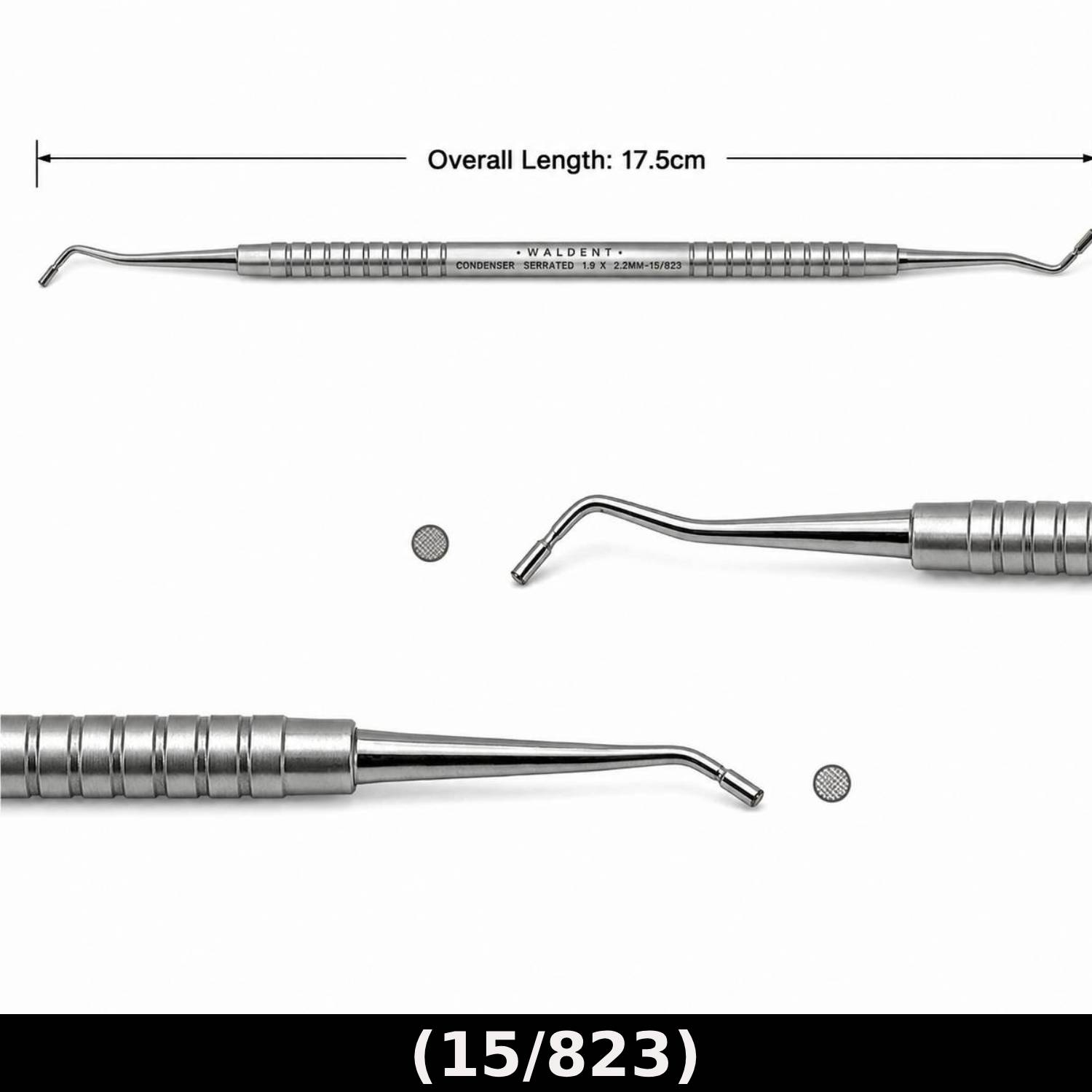 Waldent Condenser - Serrated 1.9 X 2.2mm (15/823)