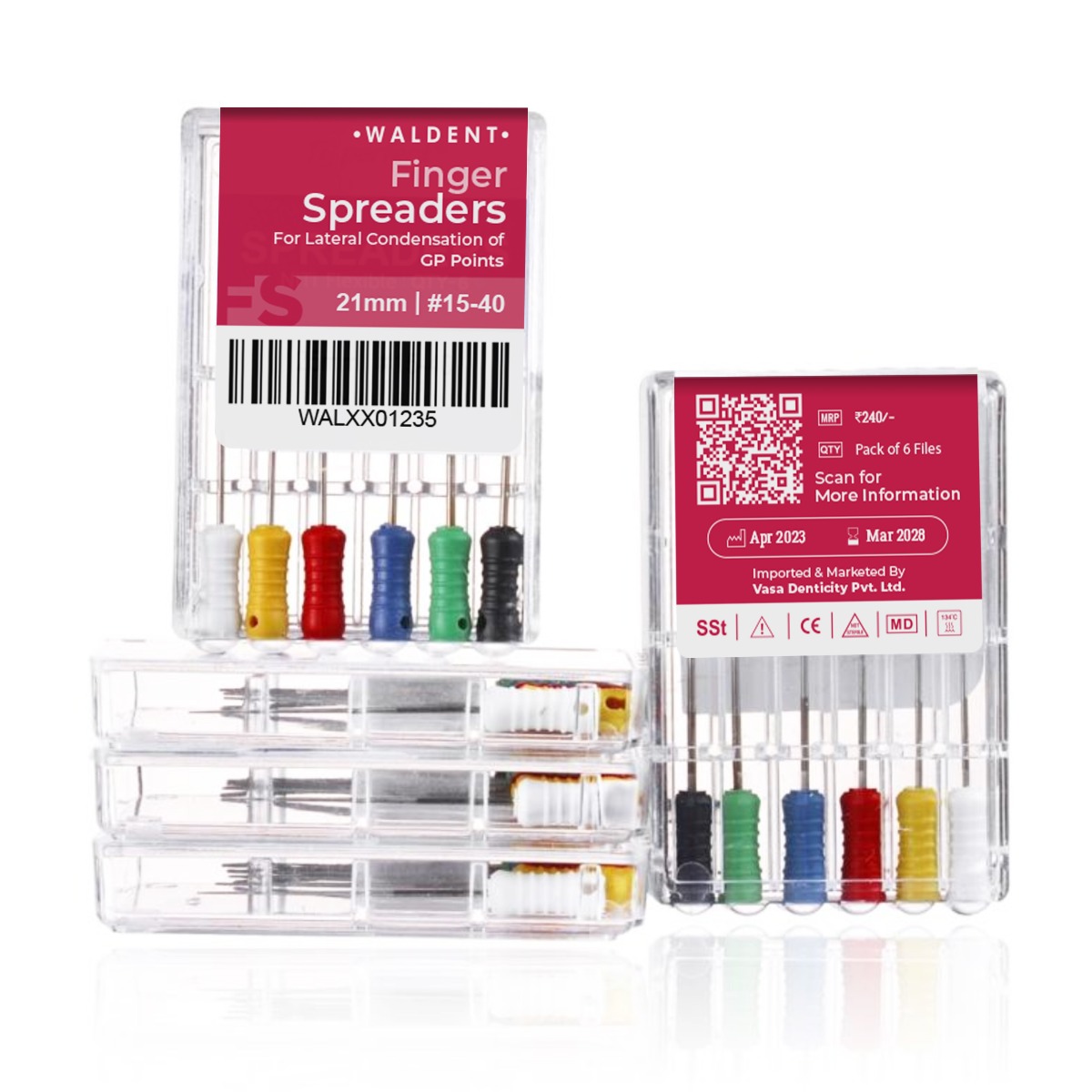 Waldent Finger Spreaders 21mm (Pack of 6)