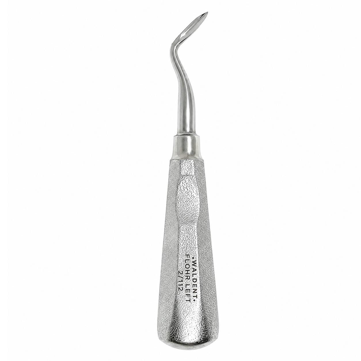 Waldent Flohr Left Root Elevator with Shot Blast Handle (2/112)