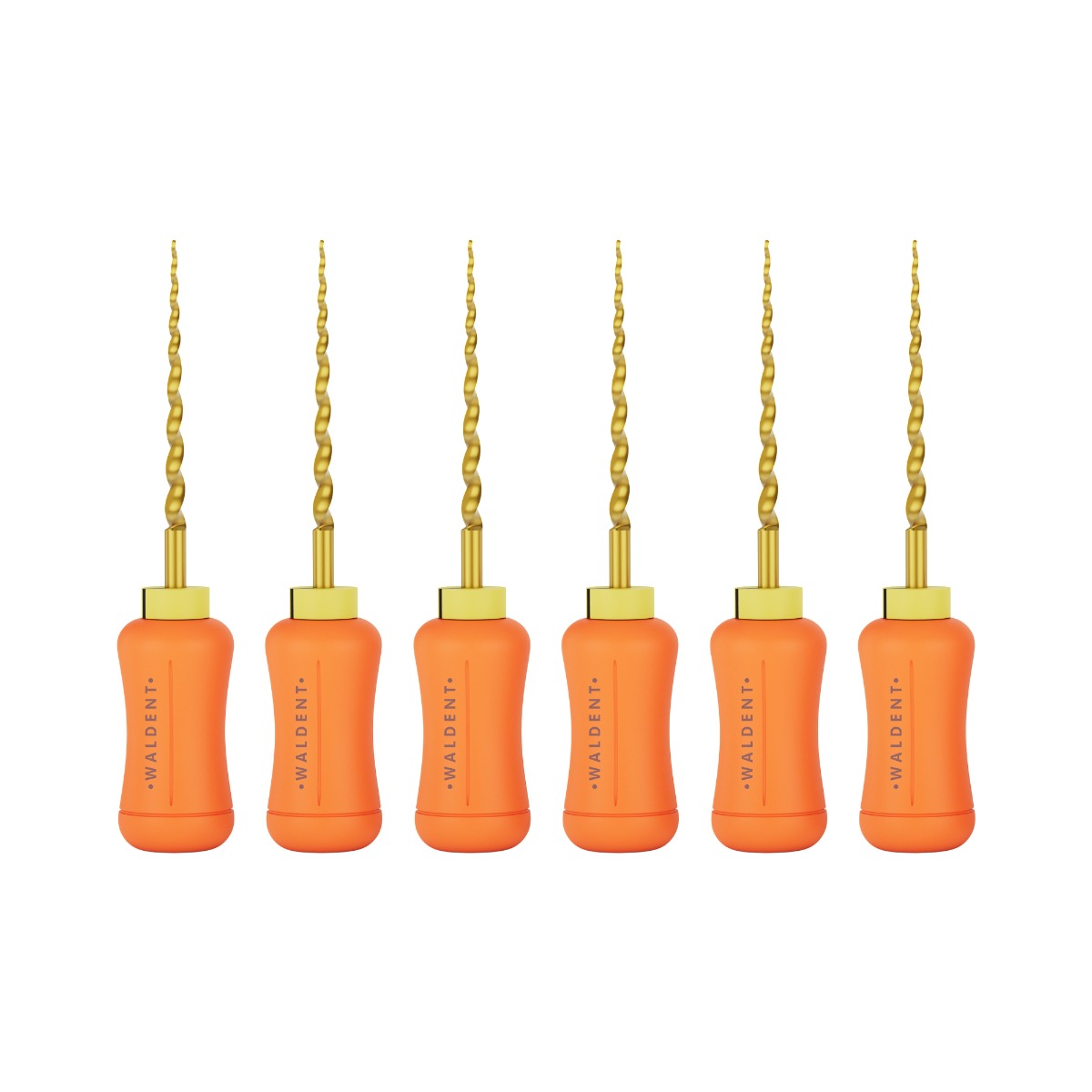 Waldent Gold Hand Progressive Taper Files (ProTaper Compatible) 19mm - SX