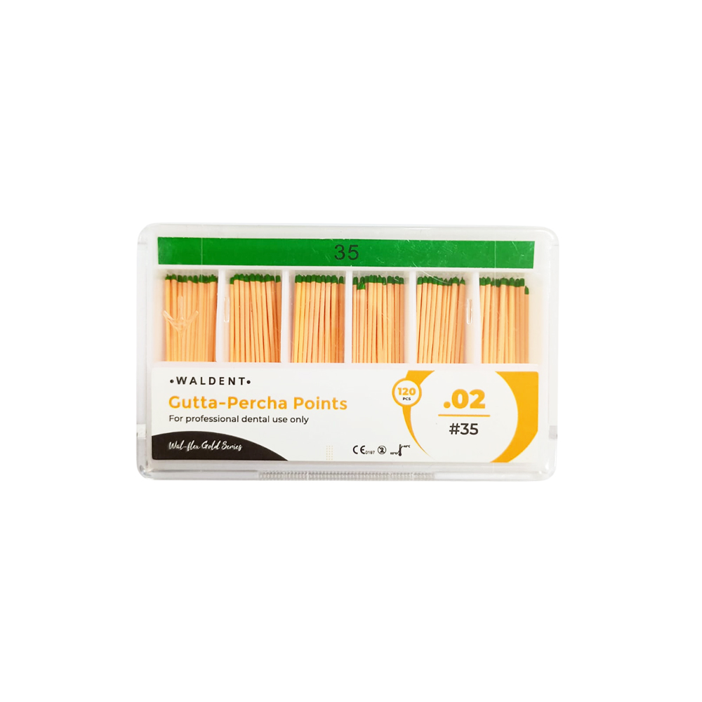 Waldent Gutta Percha Points 2% #35