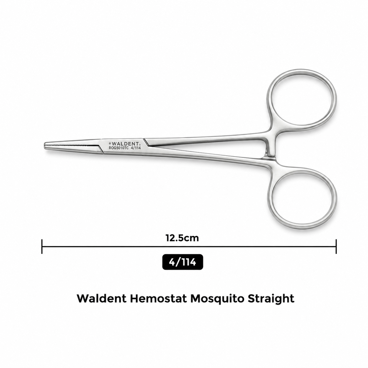 Waldent Hemostat Mosquito Straight 12.5 cm (4/114)