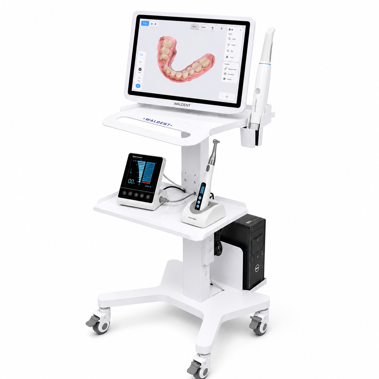 Waldent Intraoral Scanner Trolley with CPU Mount  (TJ-Q08-2)