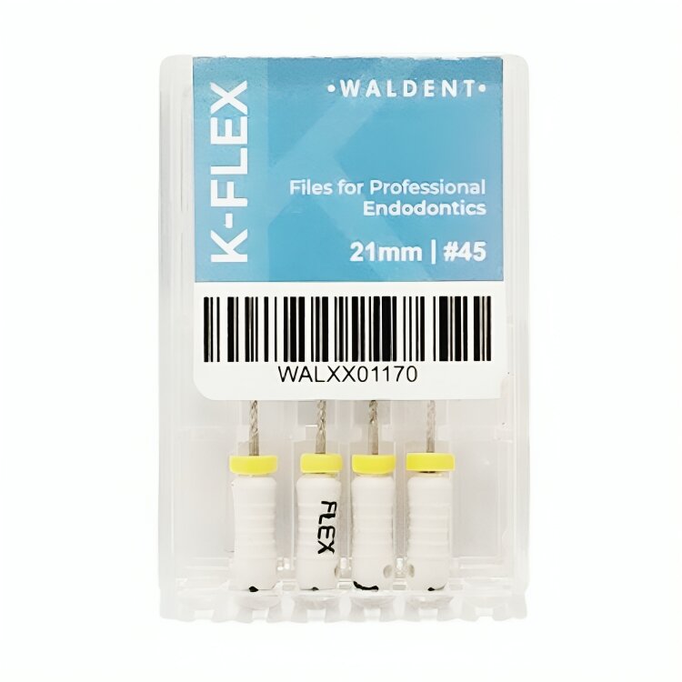 Waldent K-Flex Files 21mm #45
