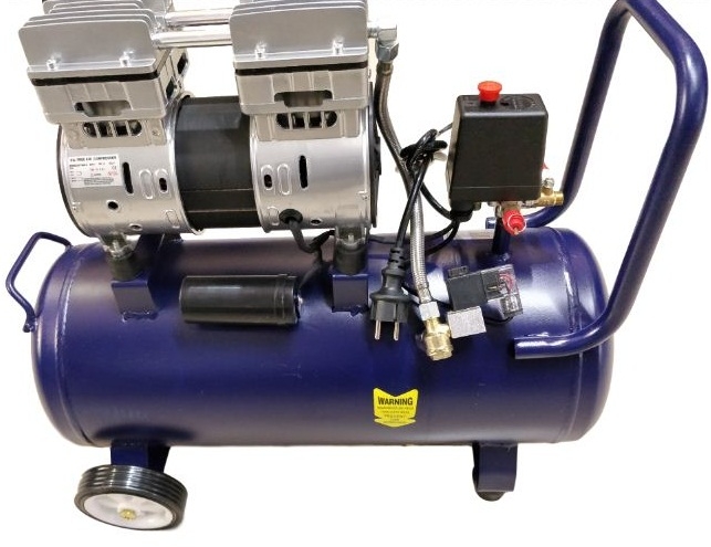 Waldent Dental Air Compressor Oil Free 1 Hp - Cylindrical Tank (WAC-100-CT)