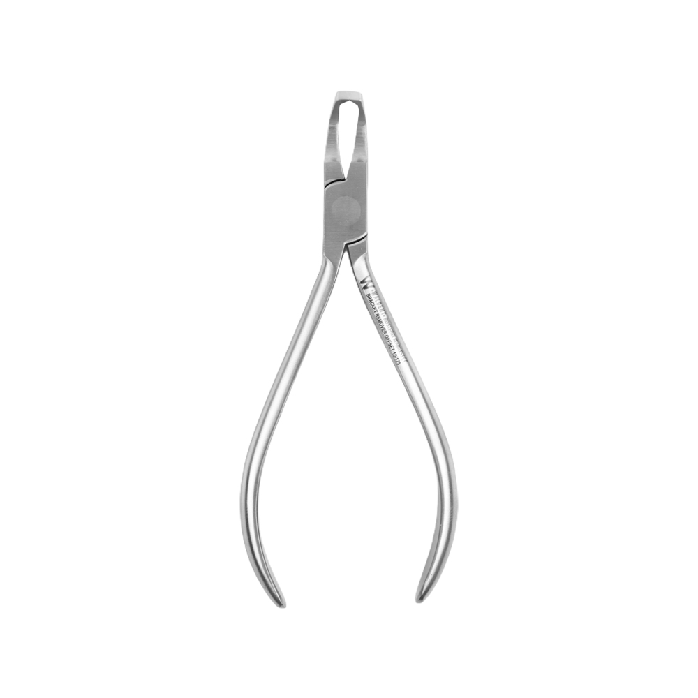 Waldent Orthodontic Bracket Remover Offset #Curved Pliers 10/125