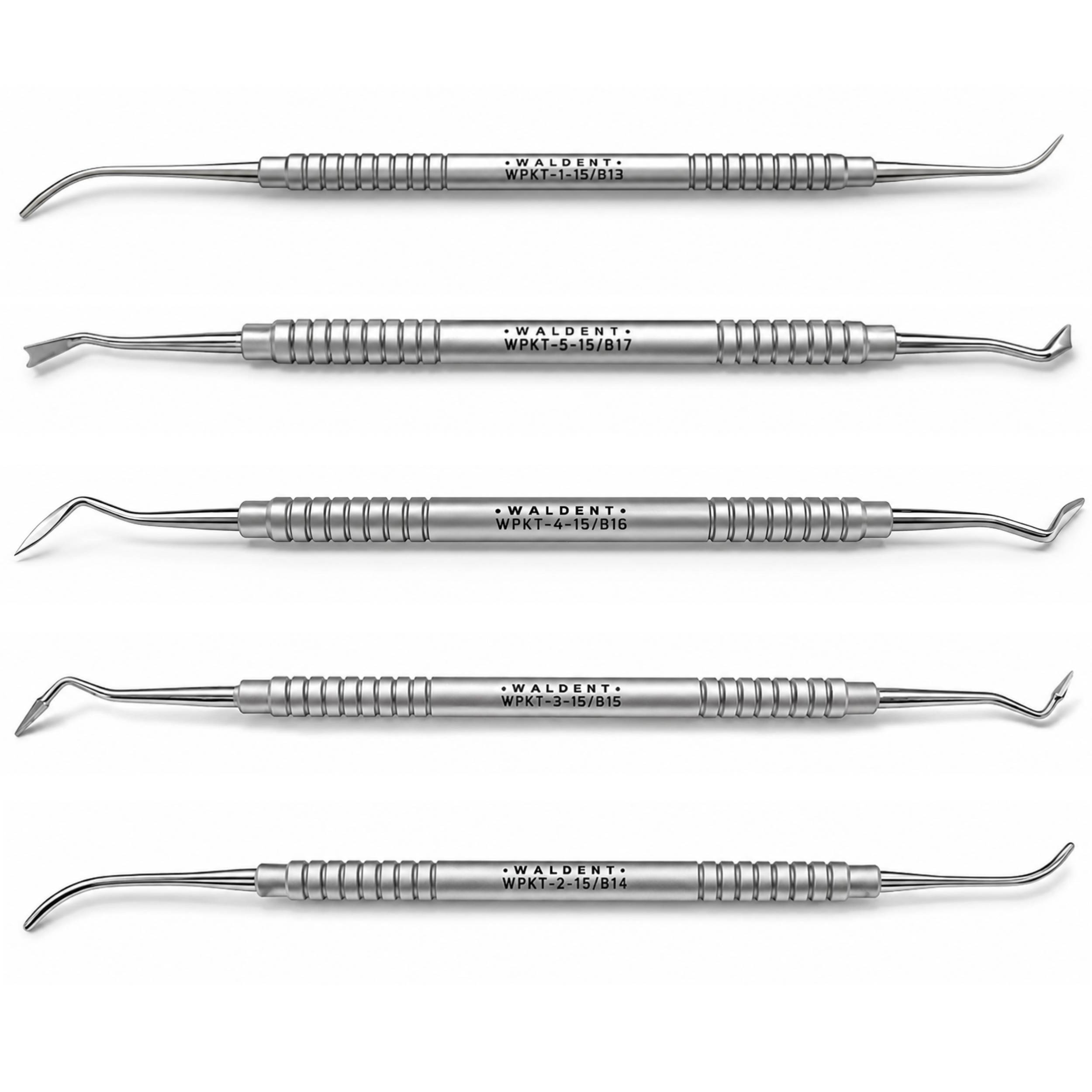 Waldent P.K Thomas Wax Carvers - Set of 5 (K15/8)