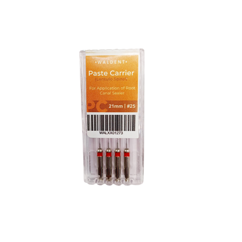 Waldent Paste Carrier (Lentulo Spiral) 21mm #25 (Pack of 4)
