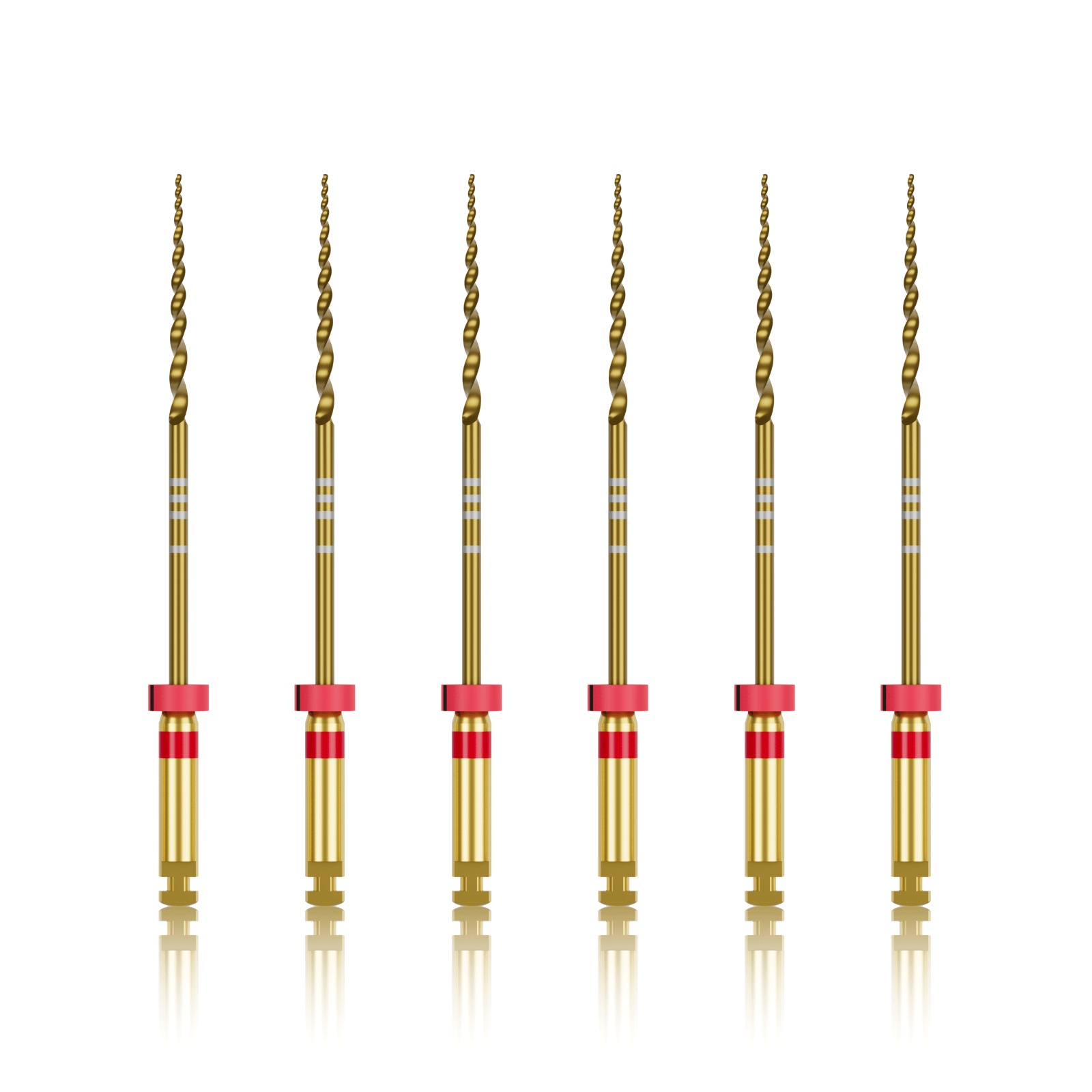Waldent Premium Taper Gold Rotary Files F2 31mm