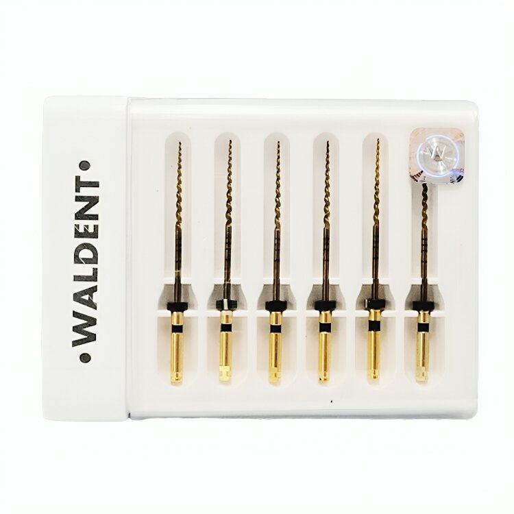 Waldent Premium Taper Gold Rotary Files F4 31mm