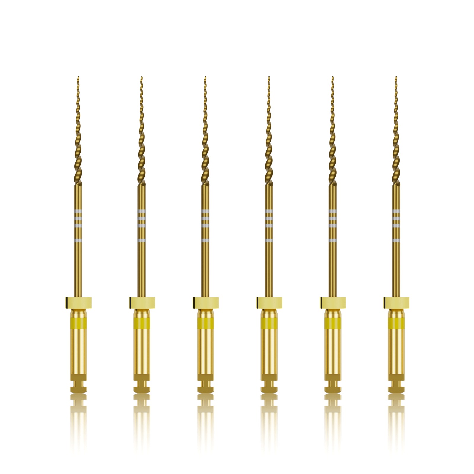 Waldent Premium Taper Gold Rotary Files F5 31mm