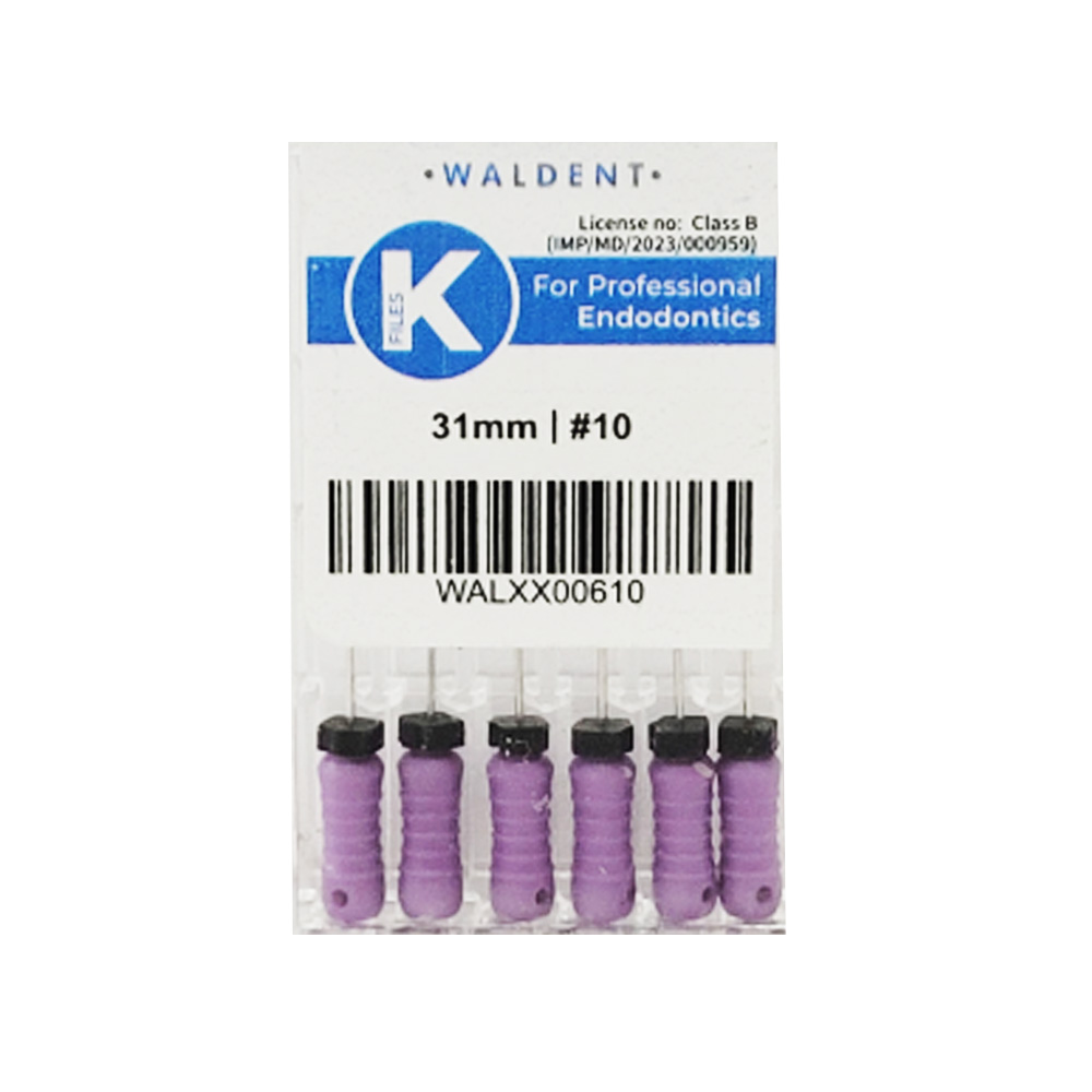 Waldent Professional K-File 31mm - # 10