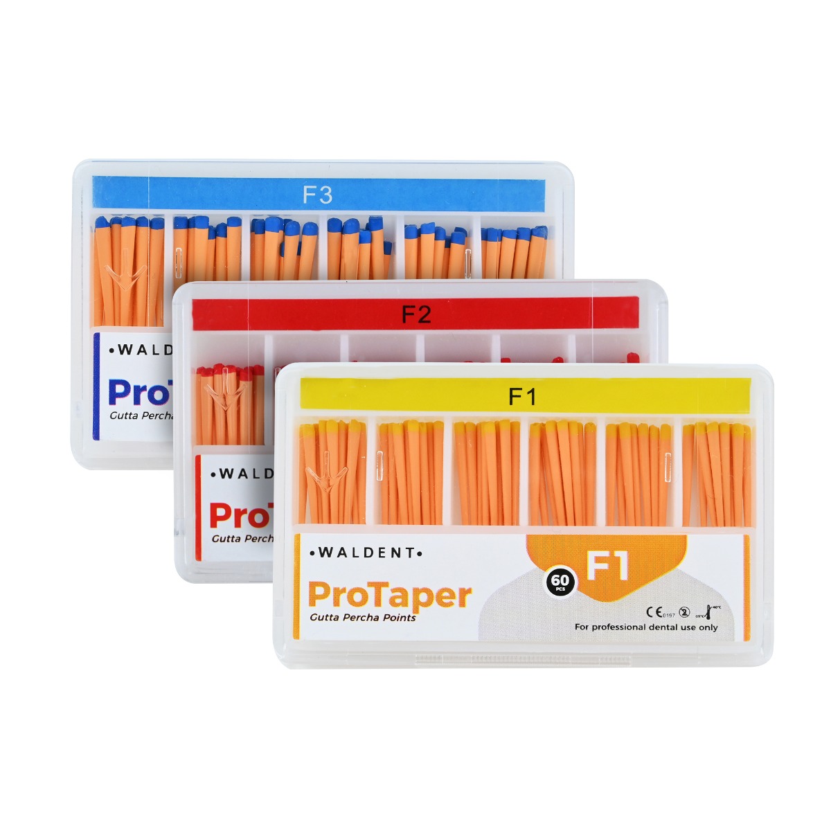 Waldent Progressive Taper Gutta Percha Points (ProTaper Compatible)