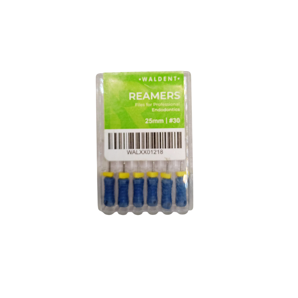 Waldent Reamers 25mm # 30 (Pack of 6)