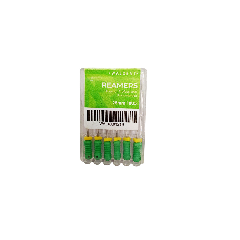 Waldent Reamers 25mm # 35 (Pack of 6)