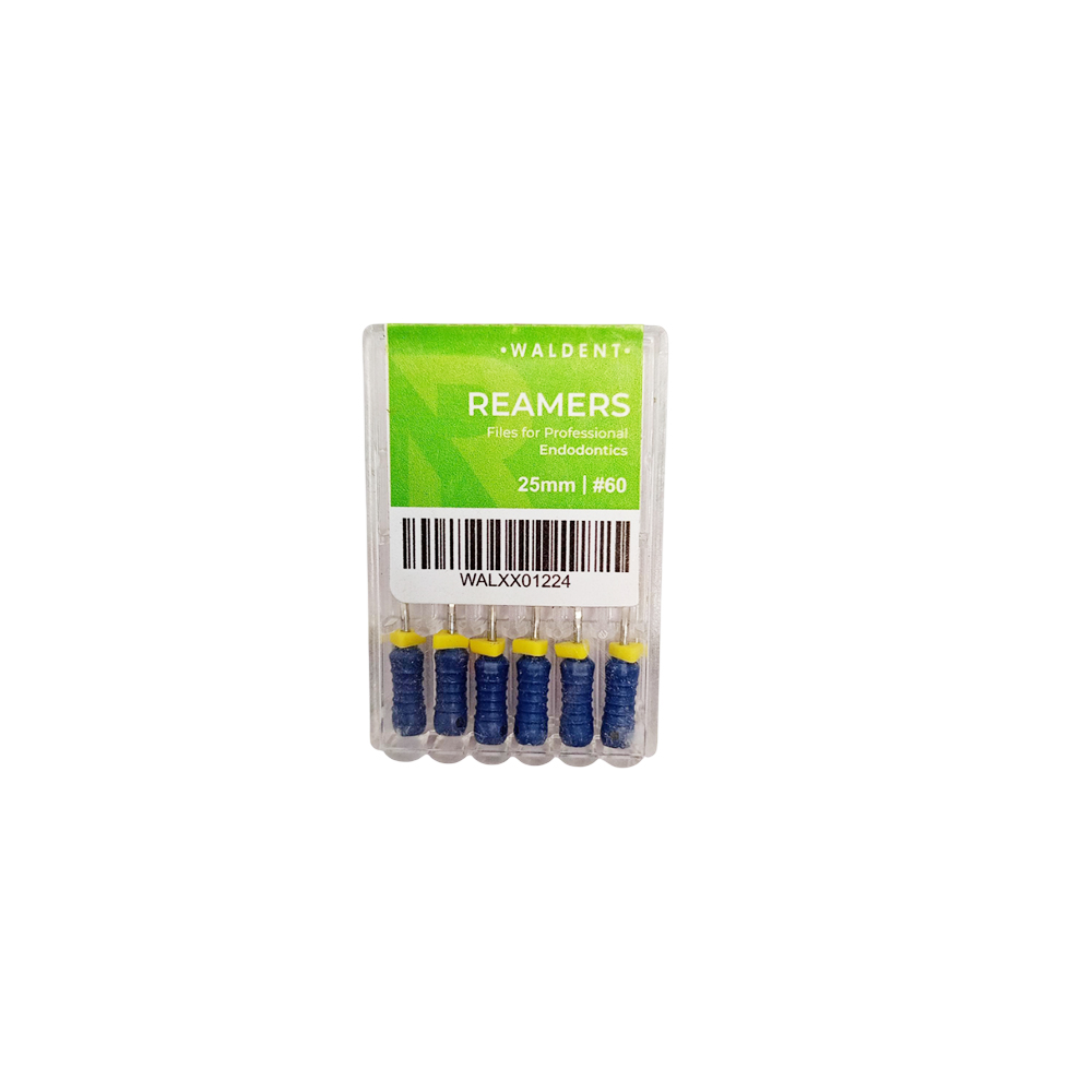Waldent Reamers 25mm # 60 (Pack of 6)