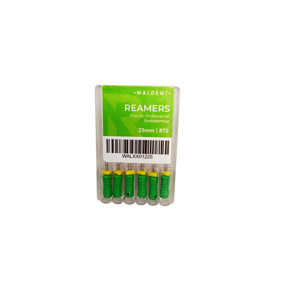 Waldent Reamers 25mm # 70 (Pack of 6)