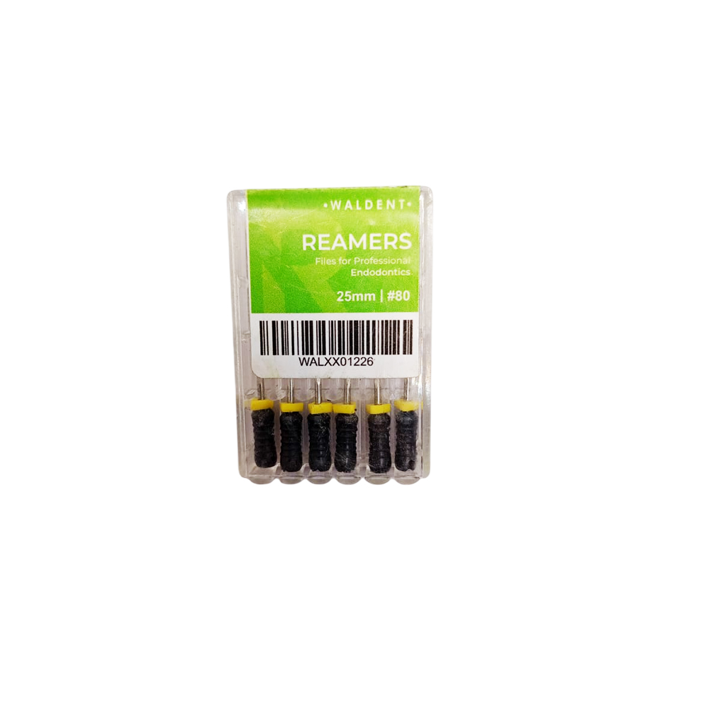 Waldent Reamers 25mm # 80 (Pack of 6)