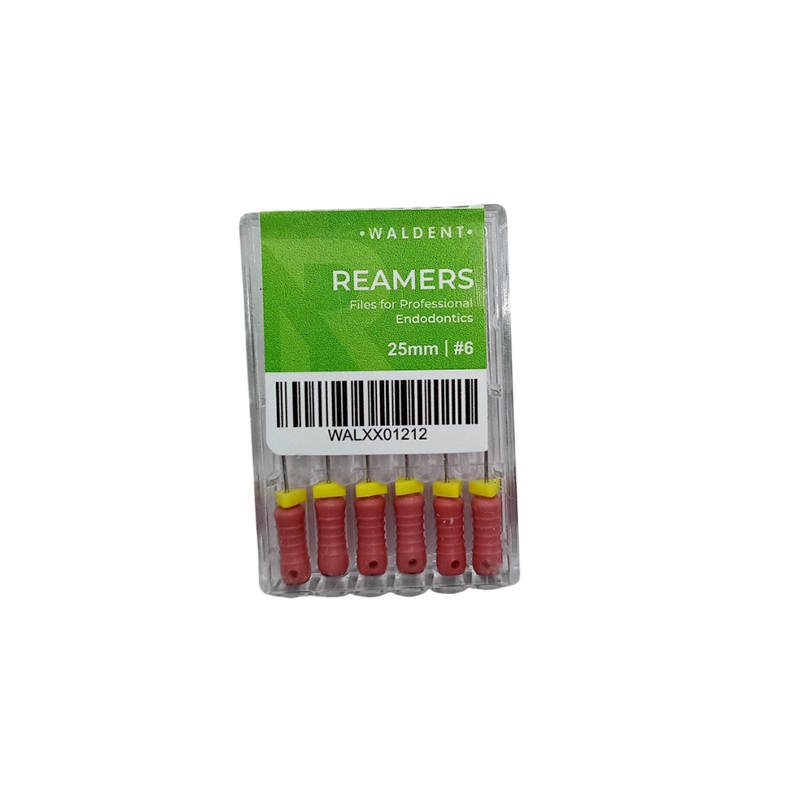 Waldent Reamers 25mm # 6 (Pack of 6)