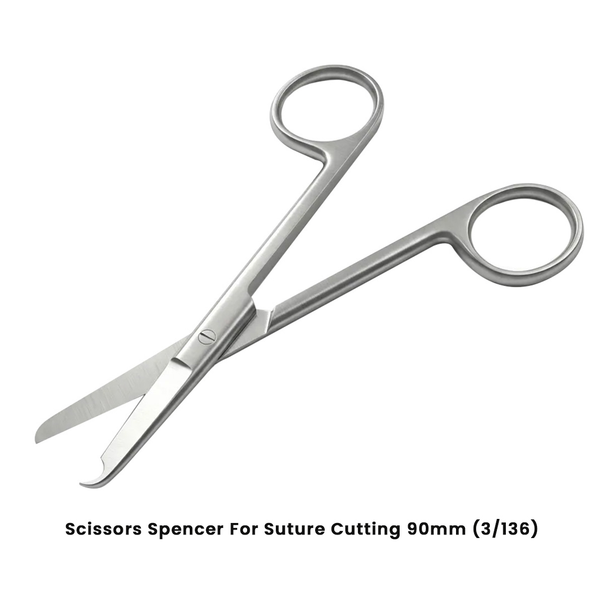 Waldent Scissors Spencer For Suture Cutting 90mm (3/136)