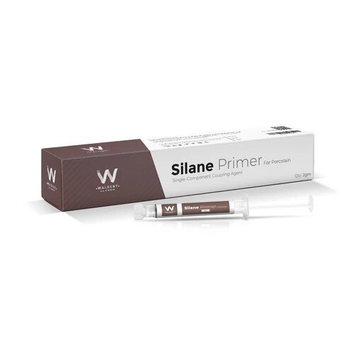Waldent Silane Primer Syringe 2gm - Ceramic Bonding Primer For Porcelain, Li-Disilicate & Zirconia