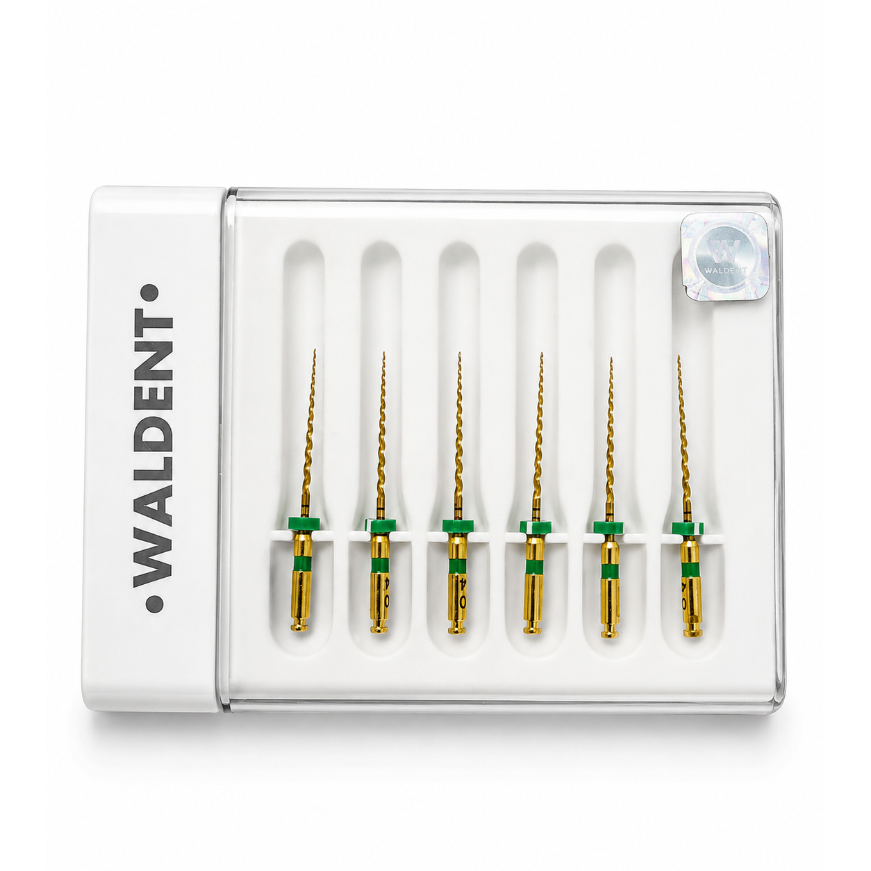 Waldent Wal-flex Gold Rotary Files 21mm -W9 (35/4%) (Pack Of 6)