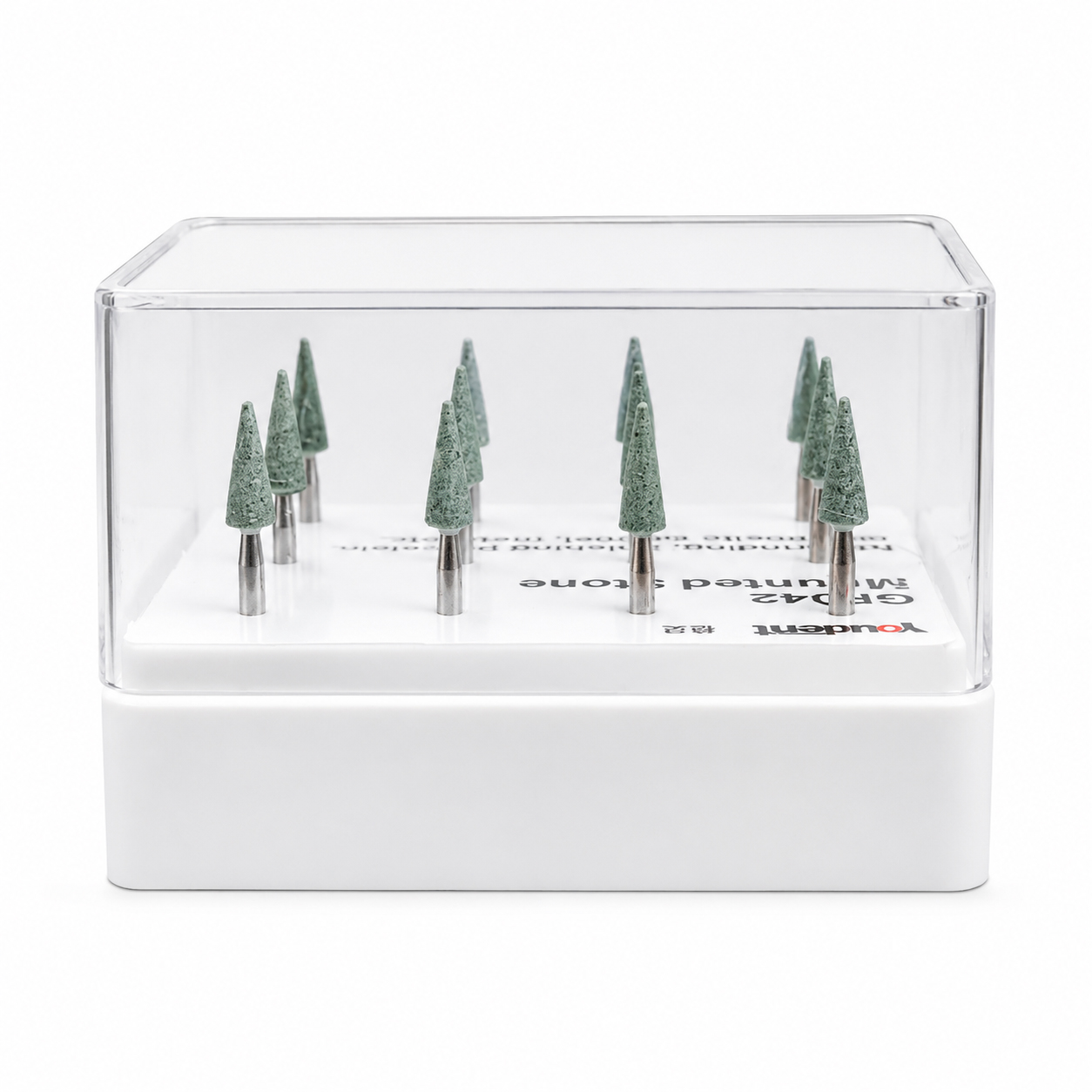 Youdent Composite Contouring & Shaping Kit FG - GF042 | Green Cone Shaped (Pack of 12)