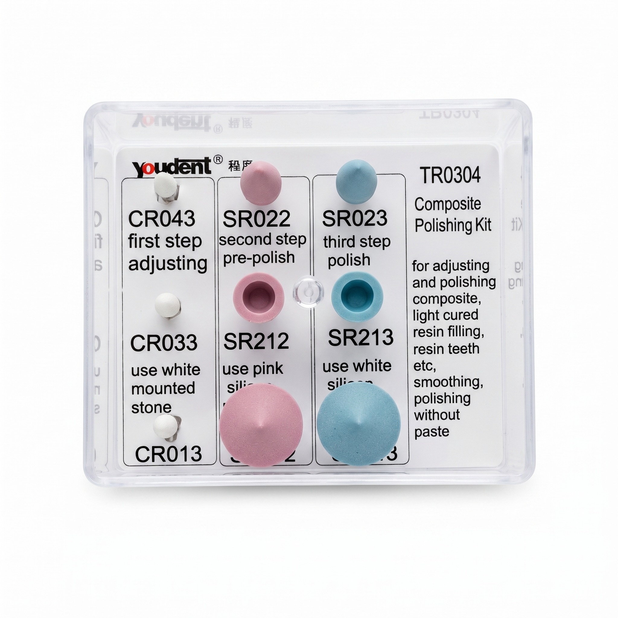 Youdent Composite Grinding & Polishing Kit Assorted RA (TR0304)