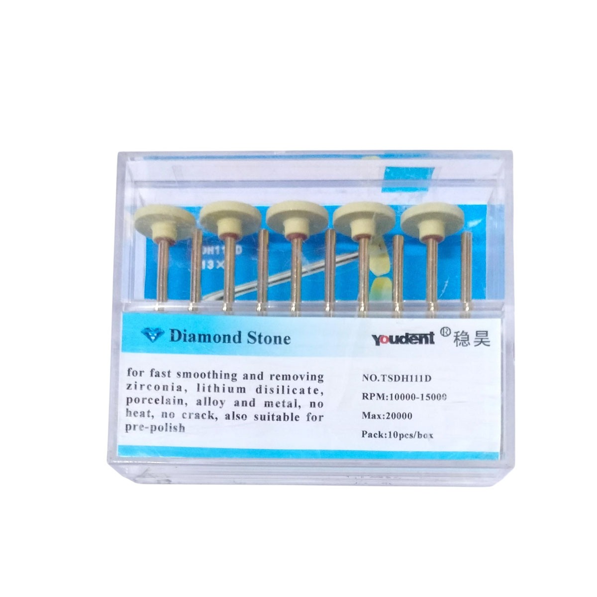 Youdent Diamond Stones For Zirconia, Ceramic, Porcelain & Metal HP (TSDH111D)