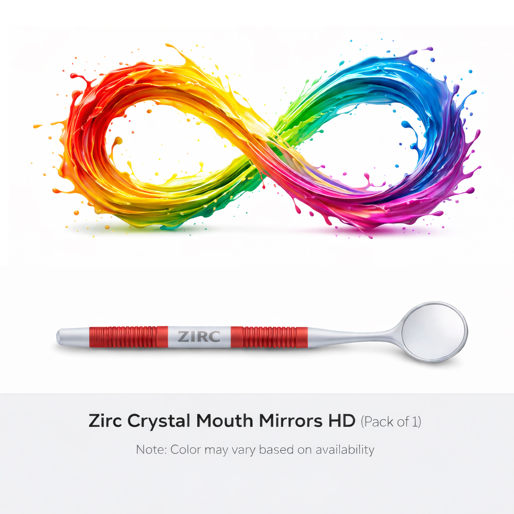Zirc Crystal Mouth Mirrors HD (Pack of 1)